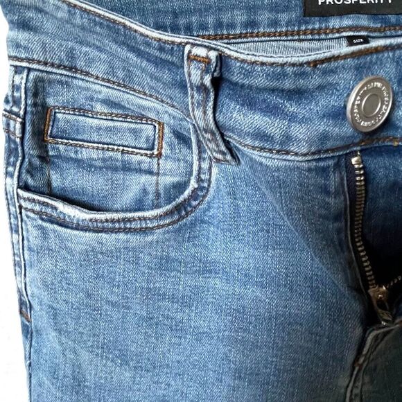 Prosperity Womens Jeans Size 25 Blue Mid Rise Ankle Stretch Skinny Denim NEW! - Picture 7 of 15